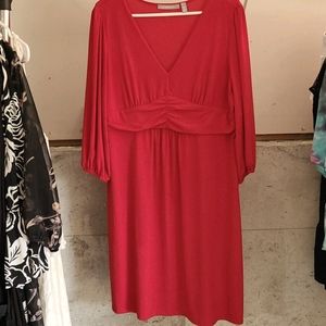 NY Collection RED dress XL